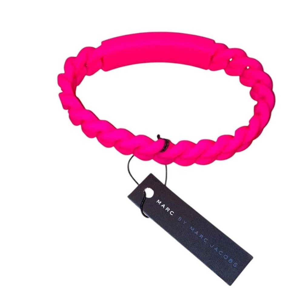 Marc Jacobs Silicone Bracelet Pink - Picture 2 of 6